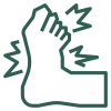 Logo of ankle injury.