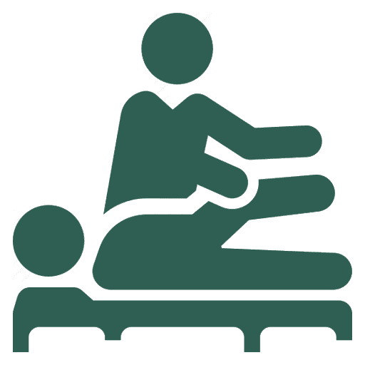 Logo for massage therapy.