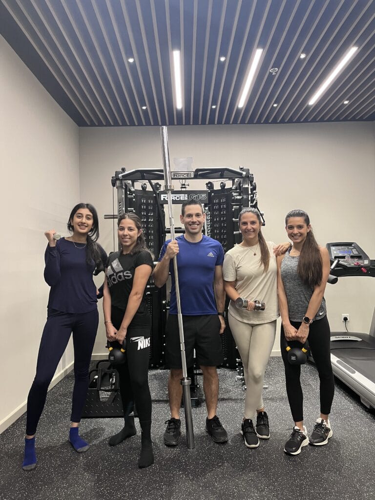 Professional strength training at Kinesis Clinic Dubai.